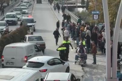 Ters yönden gelen motosiklete otomobil çarptı: 1 yaralı