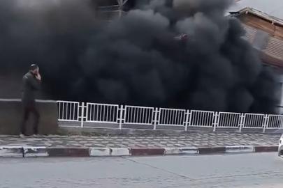 Tokat’ta evden yükselen yoğun duman mahalleliyi ayağa kaldırdı