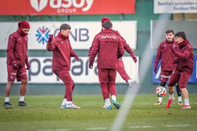 Trabzonspor, Kasımpaşa maçı hazırlıklarına ara vermeden başladı