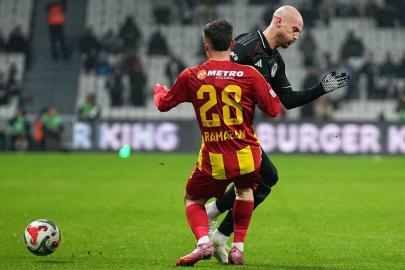 Trendyol Süper Lig: Beşiktaş: 0 - Kayserispor: 0 (İlk yarı)