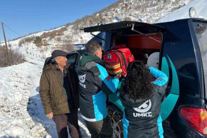Tunceli’de UMKE ekipleri diyaliz hastası için seferber oldu
