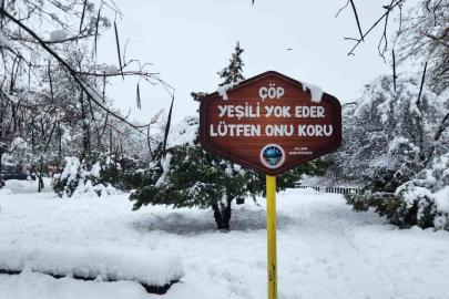Tunceli’de yoğun kar yağışı etkili oldu