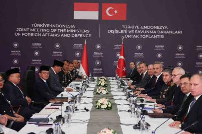 Türkiye-Endonezya Dışişleri ve Savunma Bakanları Ortak Toplantısı Ankara’da başladı