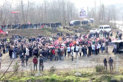 Türkülere konu olan Gelevera Deresi kenarına yapılması planlanan çöp depolama alanına tepki