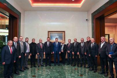 TÜRKYED Başkanı Çelik, Cumhurbaşkanı Yardımcısı  Yılmaz’a, küçükbaş hayvan yetiştiricilerinin sorunlarını anlattı