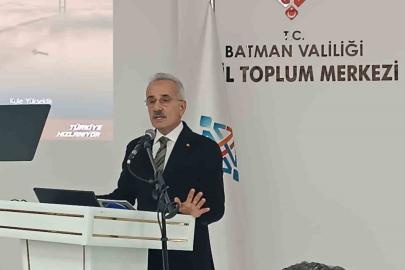 Ulaştırma ve Altyapı Bakanı Uraloğlu: "Terörü bitirmek üzere çok önemli bir sürecin kritik bir aşamasındayız"