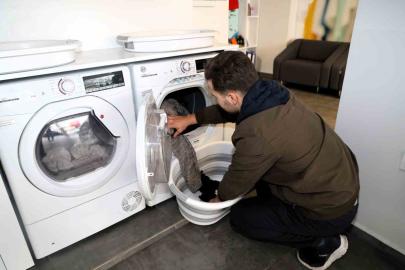 Üniversite öğrencilerine ücretsiz çamaşırhane hizmeti