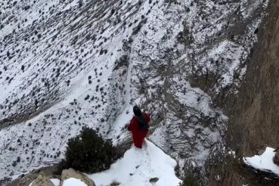 Uzundere semalarında nefes kesen atlayış