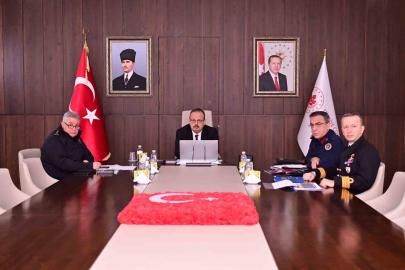 Vali Canbolat, Bakan Yerlikaya ile görüştü