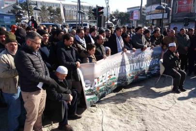 Van’da "Gazze’yi unutmayın" çağrısı yapıldı