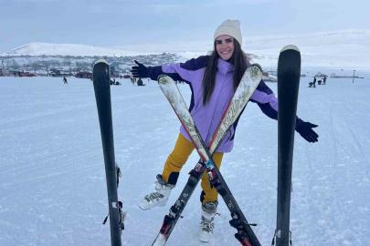 Van’daki kayak merkezi hafta içi de yoğun ilgi görüyor