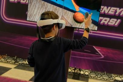 VR Basketbol Heyecanı M1 Konya AVM’de yoğun ilgi gördü