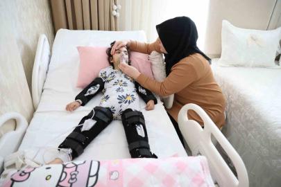 ’Yanlış iğne’ iddiasıyla yatalak olan 4 yaşındaki Mihra yaşam mücadelesi veriyor