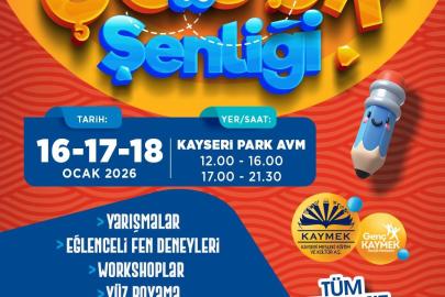 Yarıyıl tatilinde Genç KAYMEK Çocuk Şenliği yapılacak