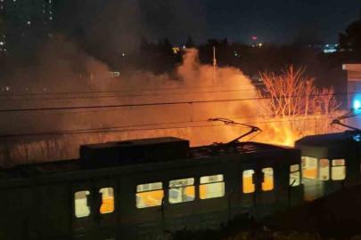 Yenibosna Metro İstasyonunda yangın paniği