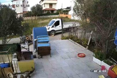 Yerde yatan köpeği ezip yoluna devam etti