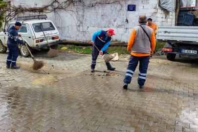 Yoğun yaşın ardından belediye ekipleri sahada