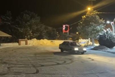 Yozgat’ta drift yapan sürücüye 58 bin lira ceza kesildi