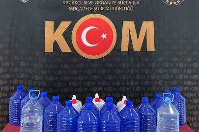 Yozgat’ta kaçak alkol yakalandı