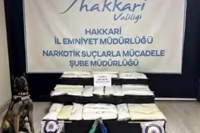 Yüksekova’da 63 kilo metamfetamin ele geçirildi