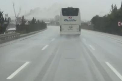 10 kişinin hayatını kaybettiği kazaya karışan firmanın bir başka otobüsü aynı güzergahta hız yaparken görüntülendi