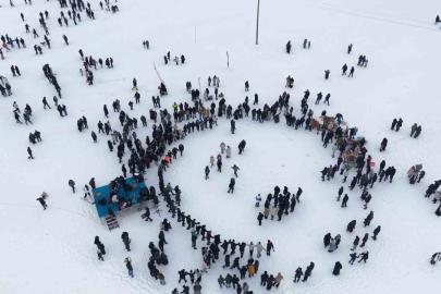 2 bin 400 rakımlı Aydıntepe Yaylası’nda kış festivali coşkusu
