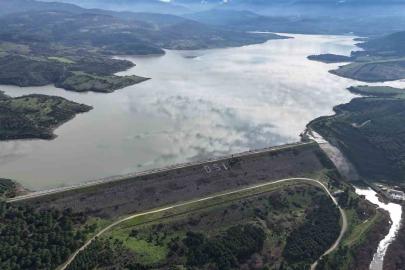 250 bin dekar alanı sulayan Bayramiç Barajı’nda su seviyesi yüzde 100’e ulaştı