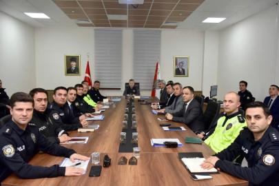 Adıyaman’da aylık emniyet değerlendirme toplantısı yapıldı