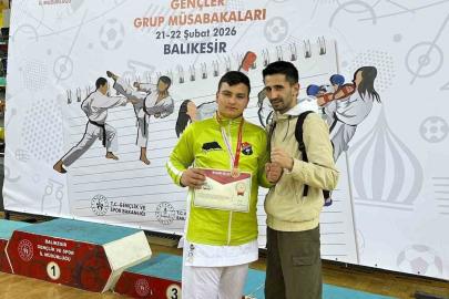 Afyonkarahisarlı genç karateci Türkiye final bileti aldı