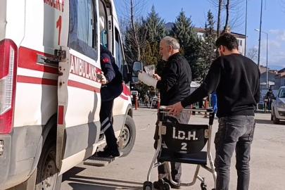 Ağaç budarken bileğini kesti