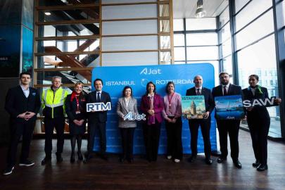 AJet’in İstanbul - Rotterdam seferleri başladı