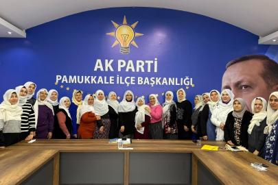 AK Partili kadınlardan Başkan Zeynep Güneş’e şalvarlı destek