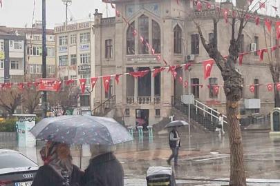 Aksaray’da şiddetli sağanak etkili oldu