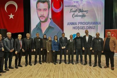 Akşehir’de Fırat Yılmaz Çakıroğlu için anma programı düzenlendi