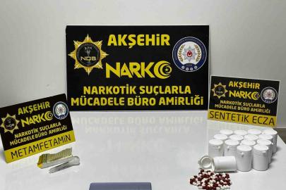 Akşehir’de uyuşturucu operasyonu
