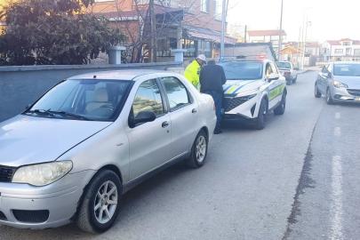 Alaçam’da korsan taksi denetimi