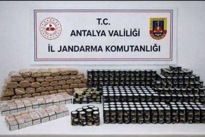 Alanya’da jandarmadan kaçak tütün operasyonu