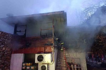Alanya’da piknik işletmesinde yangın korkuttu