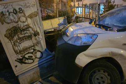 Ankara’da iki araç kafa kafaya çarpıştı: 1 yaralı