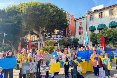 Antalya’da Ukraynalılardan 4. yıl çağrısı: "Bu savaşın en büyük acısı Ukraynalı çocukların geleceğidir"