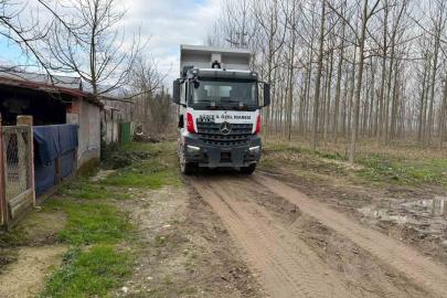 Ara yollarda bakım çalışmaları sürüyor