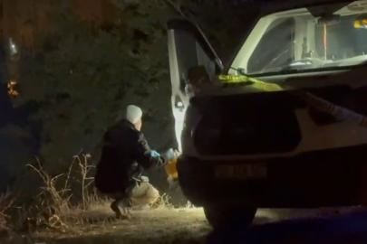 Araçta erkek cesedi bulundu