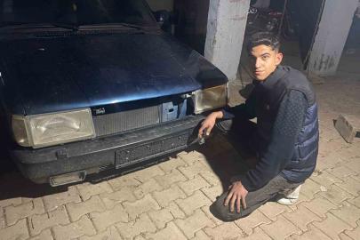 Arkadaşına selam vermek için bastığı kornadan ses çıkmayınca çalındığını fark etti