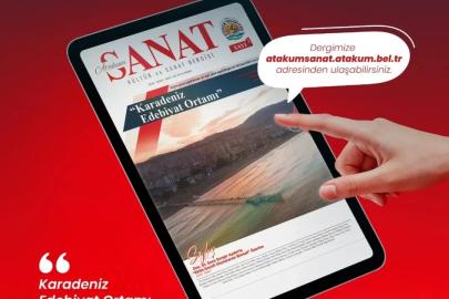 Atakum Belediyesinin ilk dijital sanat dergisi yayında