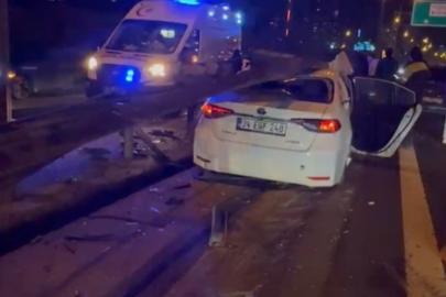 Ataşehir’de makas kazası : 2 hafif yaralı