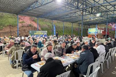 Aydın Büyükşehir’den Eğridere’de iftar sofrası