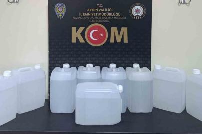 Aydın’da 45 litre etil alkol ele geçirildi