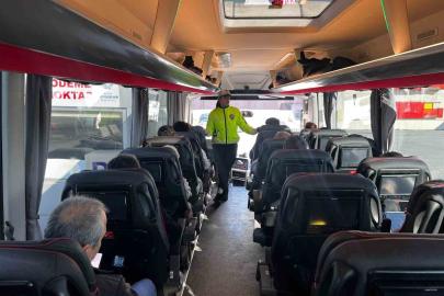 Aydın’da polis ekiplerinden terminalde hayati uyarı