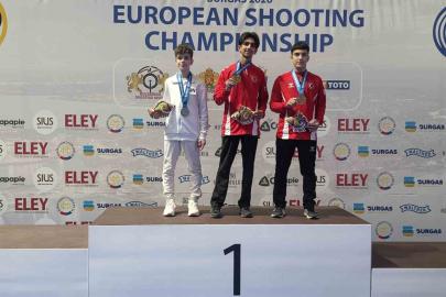 Aydınlı sporcudan Avrupa şampiyonasında çifte madalya