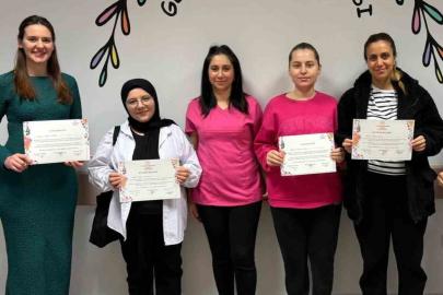 Babaeski’de şubat ayı gebe okulu eğitimleri tamamlandı